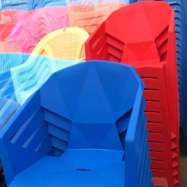 Diamond Plastic Chair - Stackable, Weather-Resistant Indoor & Outdoor Seat
