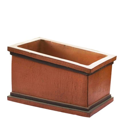 Slope Square Flowerpot - Modern Angled Planter for Indoor & Outdoor Use