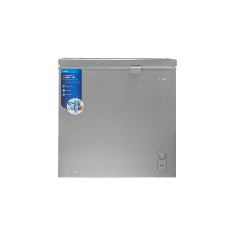 Midea 198L Chest Freezer - Adjustable Thermostat, Removable Storage Tray