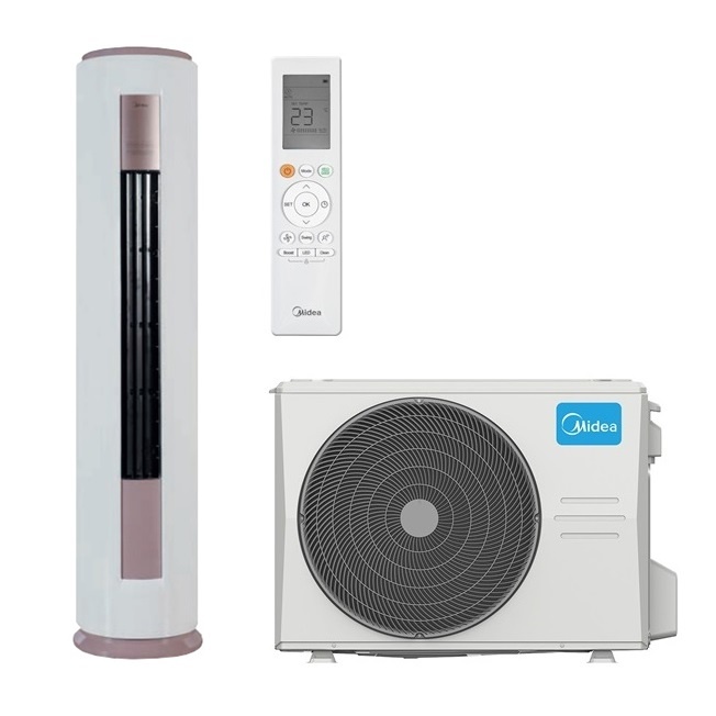 Midea 2.5HP Floor Standing Air Conditioner - Inverter, Low Noise, Auto Restart