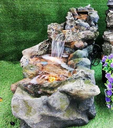 Stream Flow Tabletop Fountain - Indoor Relaxing Waterfall