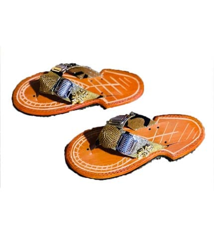 Gold & Silver Ahenema Design - Dual Metallic