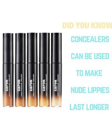 Zaron Liquid Concealer - Crease-Proof Formula for Highlight & Contour