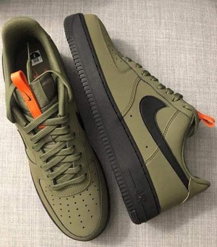 Air Force 1 '07 Khaki Dark Green Sneakers