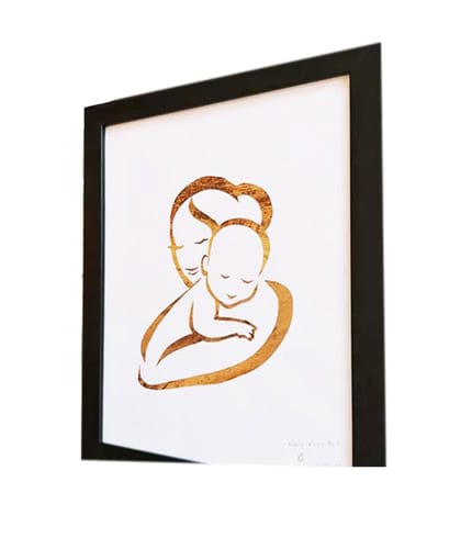 The Good Mother Artwork - Plantain Leaf Design Wall Decor