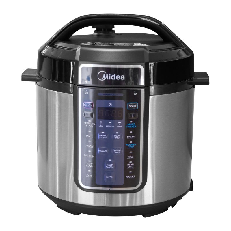 Midea 5.7L Electric Pressure Cooker - 1000W, 9-Stage Safety Guard