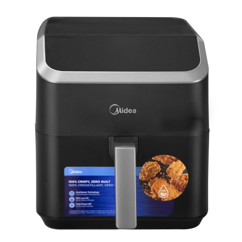 Midea 5L Digital Air Fryer - 1500W, Cool-Touch Handle, Energy Saver