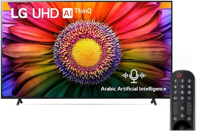 LG 55UR80003 55" 4K UHD Smart AI ThinQ TV (2023) - α5 AI Processor, Magic Remote