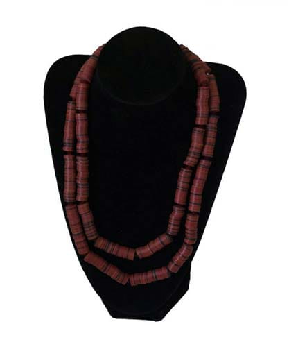 AY Collection Passion Red Beaded Choker Necklace
