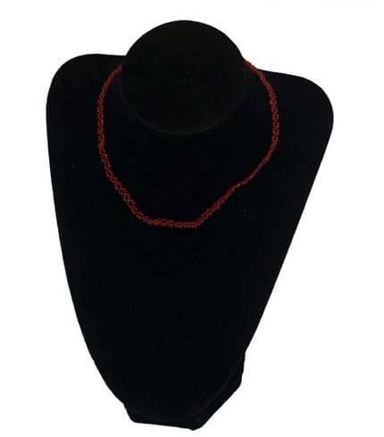 AY Collection Classic Red Beaded Statement Necklace