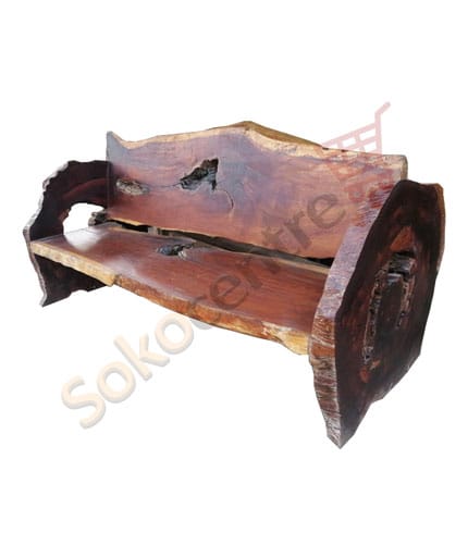 Wooden Bench - Handcrafted in Ghana, Reclaimed Wood, Farmhouse Style