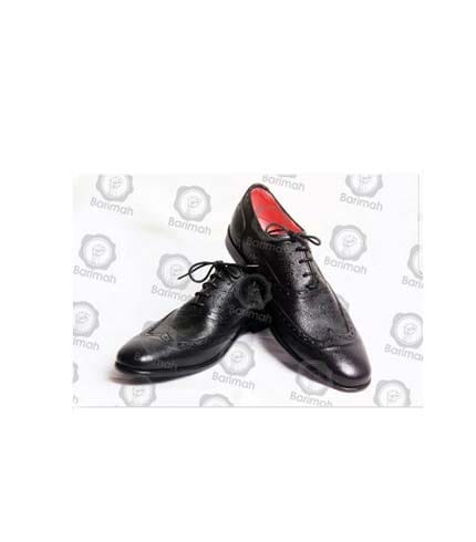 Men's Black Executive Leather Slip-On Shoes