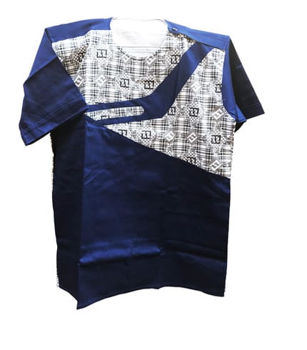 Blue Design African Print Shirt