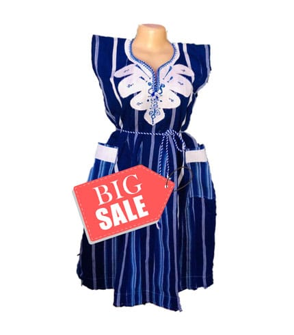 Blue Fugu Traditional Dress