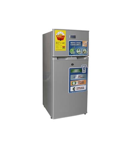 Nasco 80L Double Door Top Mount Refrigerator - Modern, Eco-Friendly Design