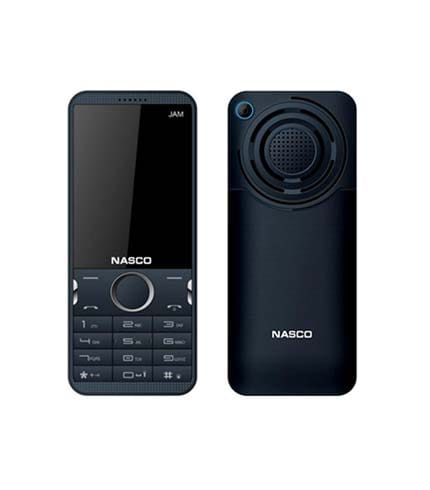 Nasco Jam Dual SIM Feature Phone - Compact, Lightweight with Loud Speaker