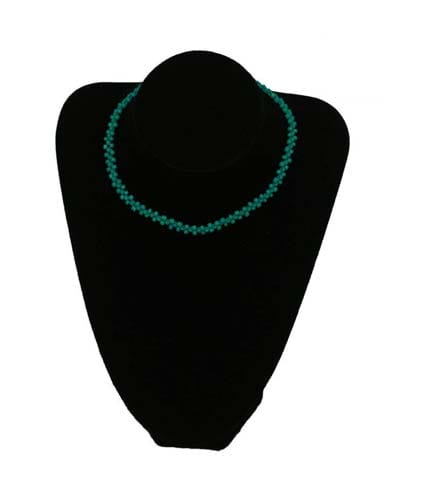 Green Beaded Necklace - AY Collection