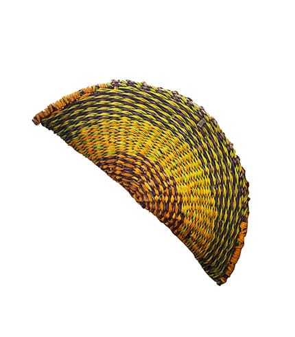 Green Hand-Woven Ladies Straw Purse