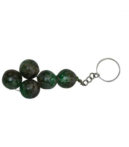 Green Beaded Keyholder