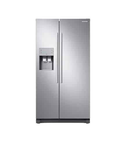Samsung 585L Side By Side Refrigerator - Large Capacity, Modern Design, Adjustable Thermostat