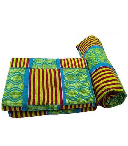 Royal Green 3-Piece Kente Cloth Set
