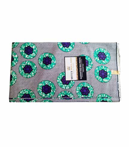 Mitex Sea Blue African Print Fabric
