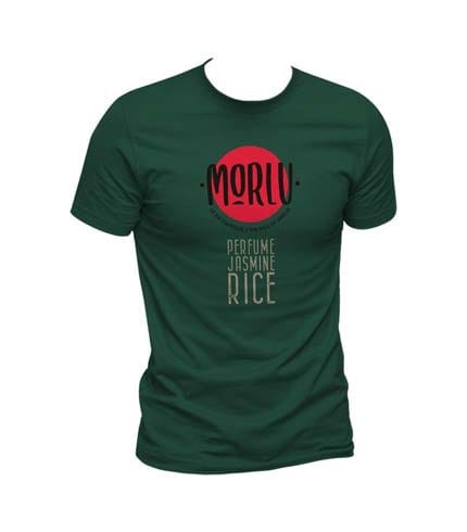 Morlu Green Cotton Casual T-Shirt for Men
