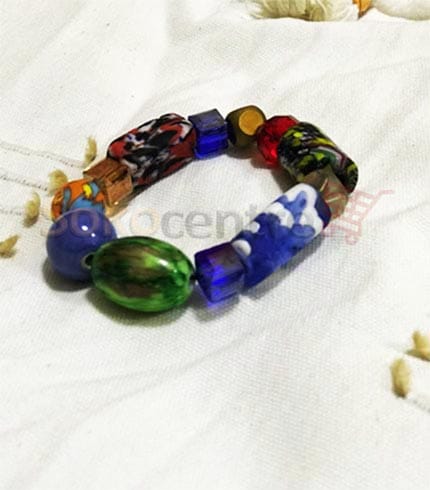 Colorful African Beaded Unisex Bracelet
