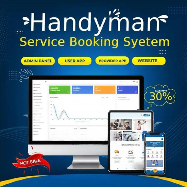 P-Tech - Home Service Booking Website With Admin Panel + App