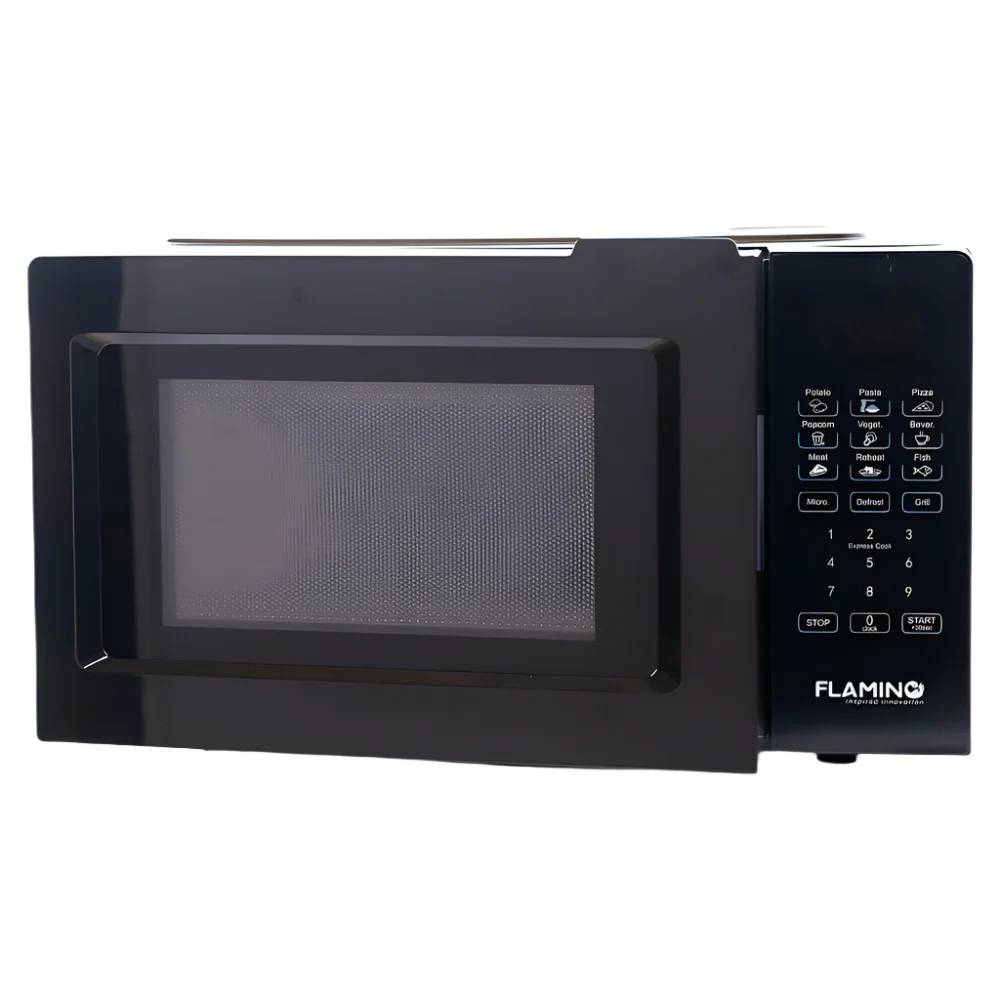 Flamino 20L Digital Microwave Oven & Grill – Compact 700W Heating with Built-In Grill, 35-Min Timer, and Defrost Function for Quick, Even Cooking – Model FMWO20GD