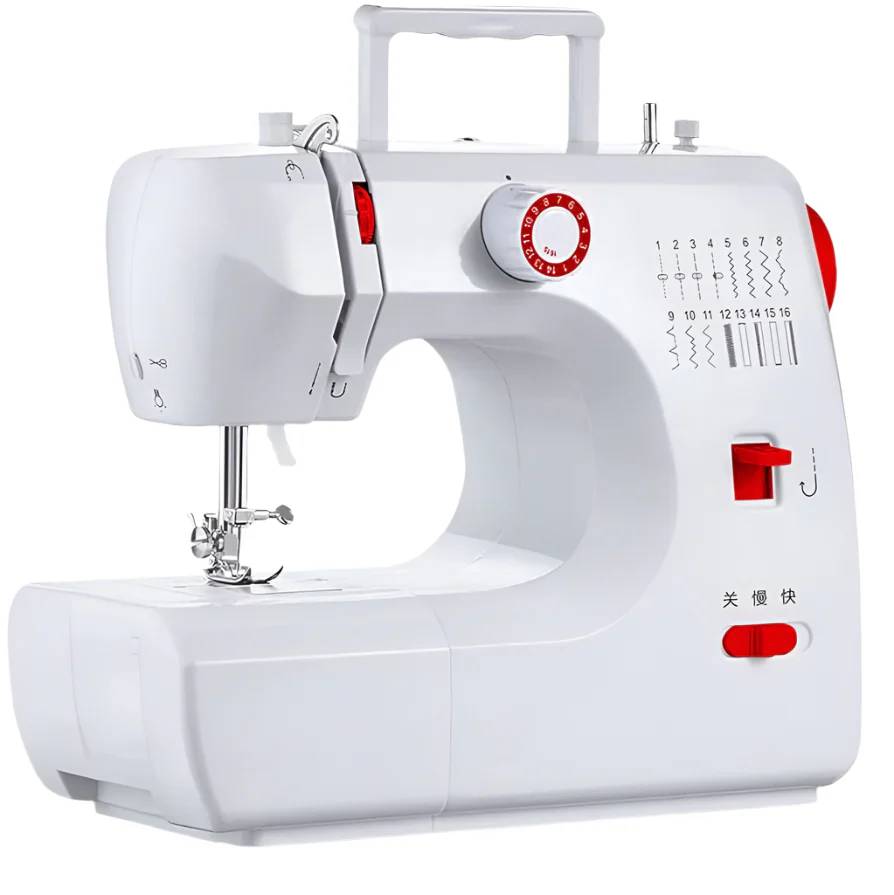 Decakila Multifunction Sewing Machine – KUTT036W | 30 Stitch Patterns, LED Display, Dual-Speed & Portability