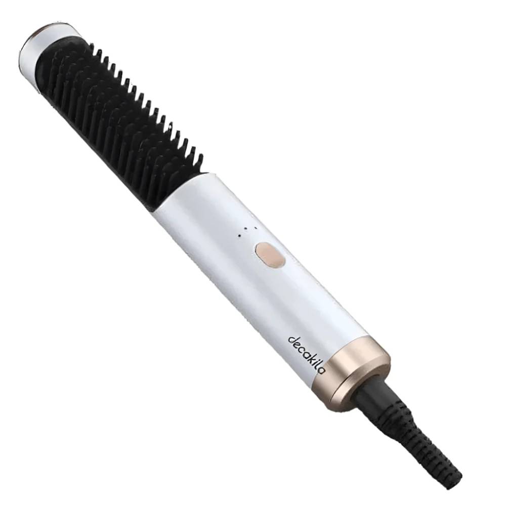 Decakila Hair Straightener Comb 30W – KEHS039G – 3 Heat Settings, PTC Heating, 200°C Max Temperature, LED Indicator & Long Cord for Fast, Smooth Styling