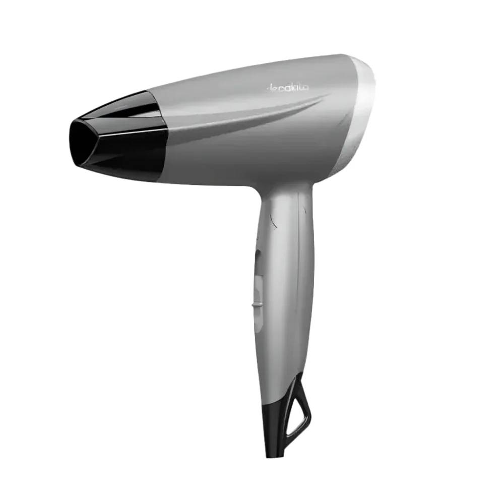 Decakila Hair Dryer 1400W – KEHS025G | Compact Foldable Design, 2 Speeds & 2 Heat Settings, DC Motor & Hanging Hook for Easy Styling and Storage