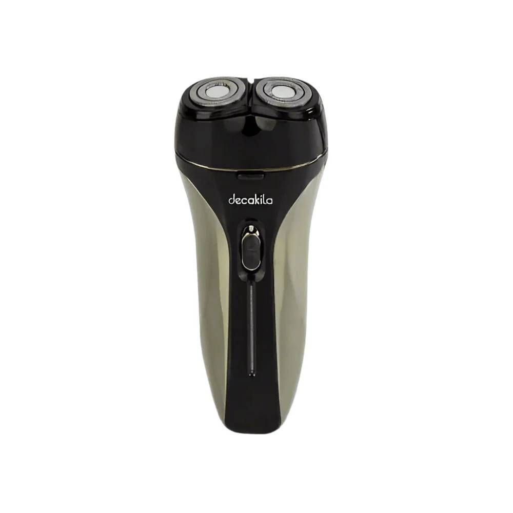 Decakila Rotary Shaver KMHR011W | Independent Twin Floating Heads, 450mAh NI-MH Battery & Precision Cutter for Smooth, Cordless Grooming