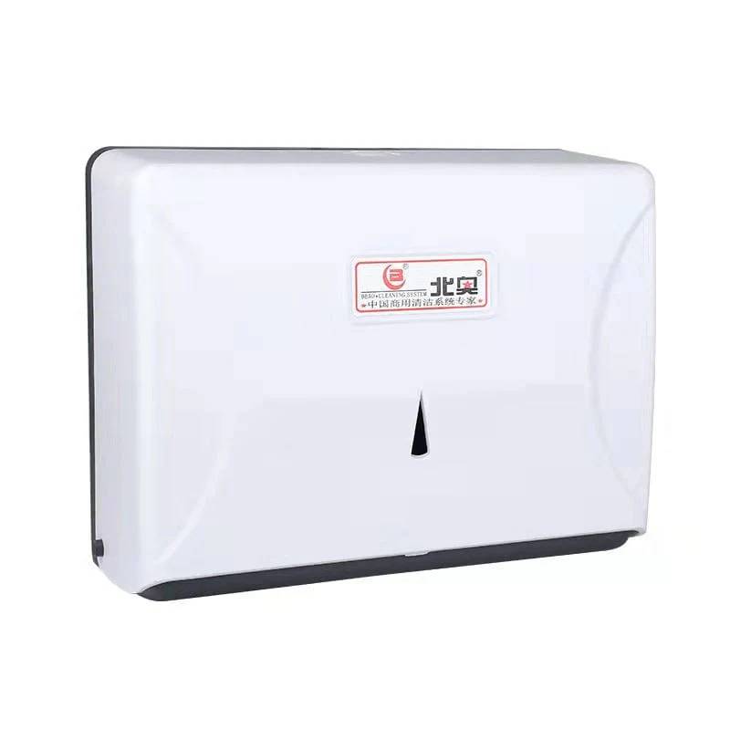 Wall Mounted Tissue Paper Dispenser – Z Fold Type, Lockable, 500-Sheet Capacity for Bathrooms, Kitchens & Public Wash Areas
