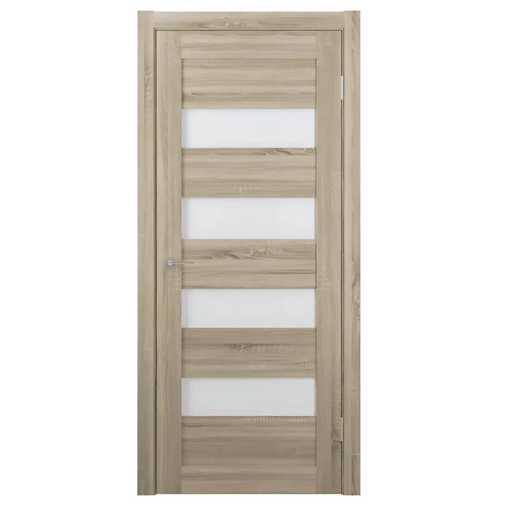 Unidoors Oak Sonoma PVC Internal Door – MD02 – 7ft x 90cm, Moisture-Resistant PVC Finish, Triple-Layer Construction, Solid Wood Core, Ideal for Bedrooms, Bathrooms & Hallways