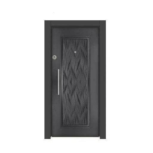 Turkish Luxury Steel Surface Exterior Security Door – CK-21 | Reinforced Frame | Multi-Point Lock | Available in Single & 1½ Sizes