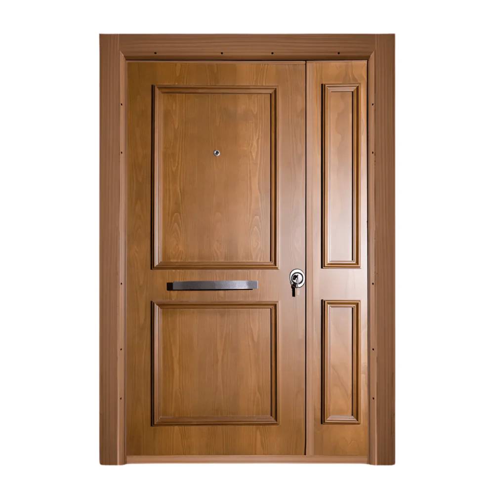 Decordin Luxury One & Half Door – PORTAL 008 | Central Lock System, Antique Frame, Custom Sizing & 7ft x 4ft Premium Build for a Grand Entrance