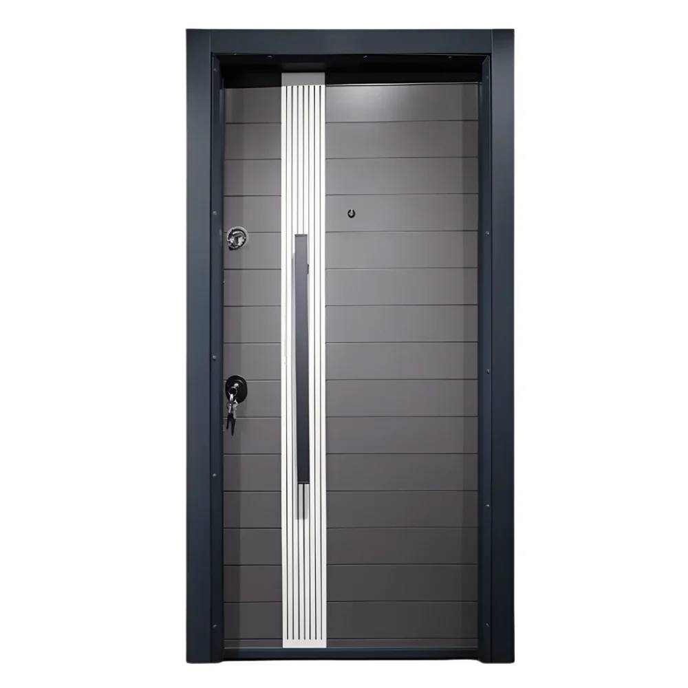 Laminox Single Door – IBR-004 – Durable 7ft Laminox single door with knocker, peephole & mono lock for stylish, secure entry