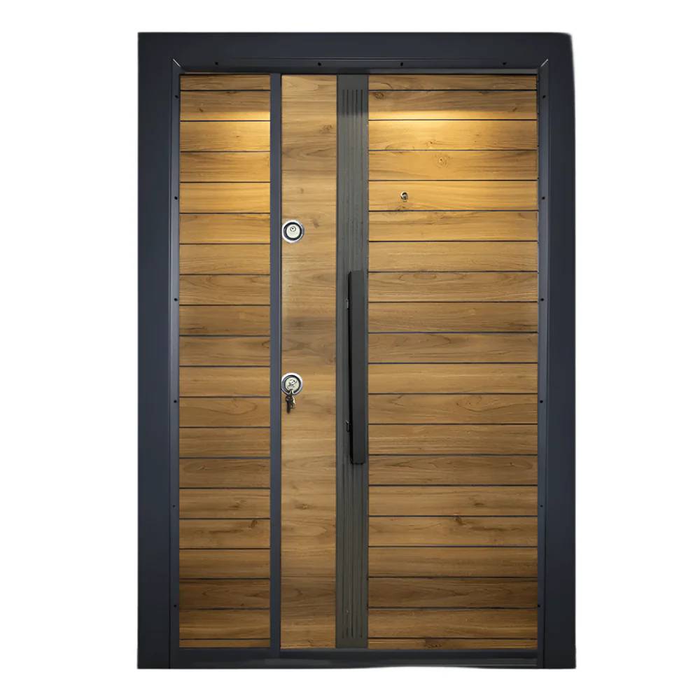 Laminox Portal One & Half Door – PMR-014 – 7ft x 4ft Laminated Wooden Security Door with Mono Lock, Peephole & Classic Finish for Premium Home Entrances