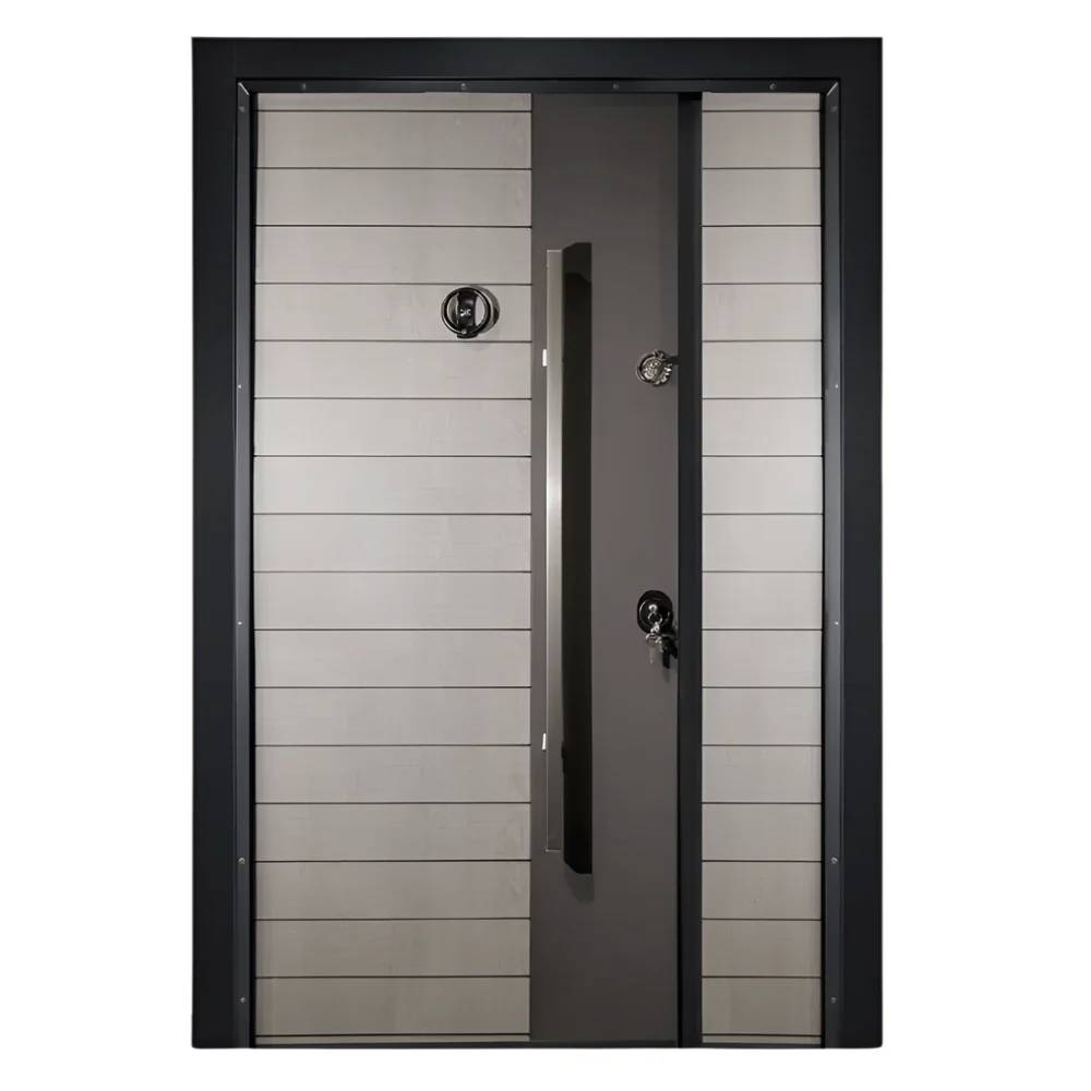 Laminox Portal One & Half Door – PMR-015 – 7ft x 4ft Laminated Security Door with Mono Lock, Peephole & Classic Finish for Enhanced Entryway Protection