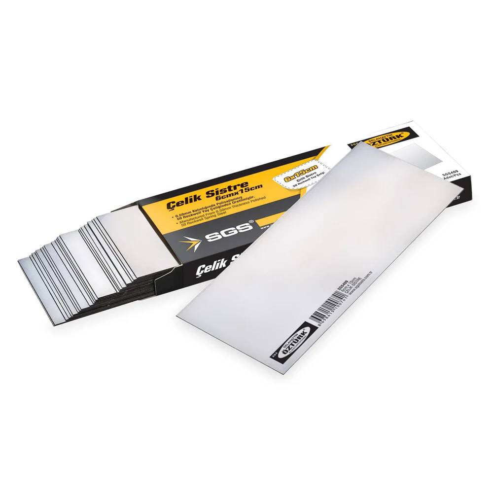 SGS Steel Scraper 6 × 15cm – SGS409 | Precision Tool for Plaster & Gypsum Board Finishing