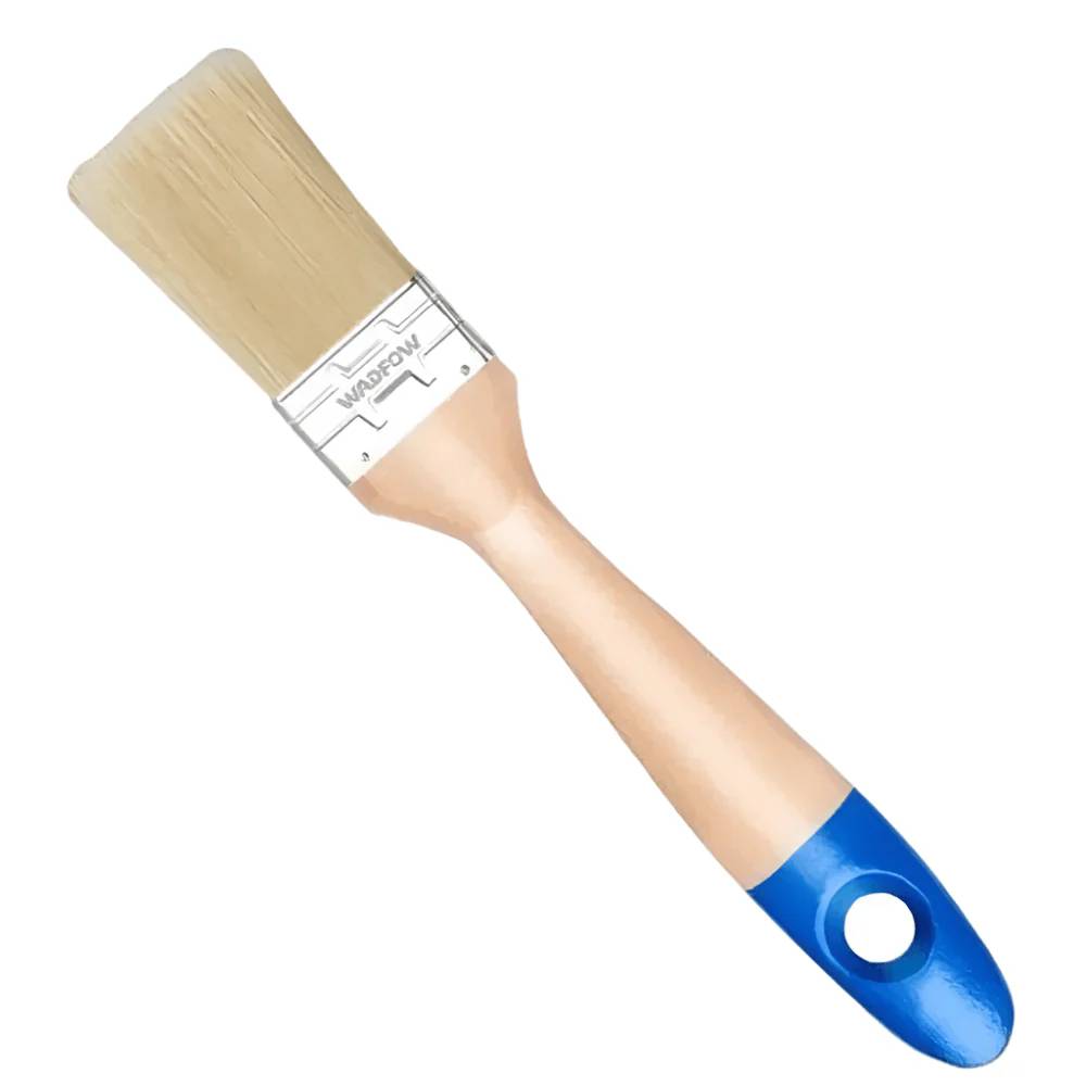 Wadfow Paint Brush for Oil-Based Paint with Wooden Handle | Smooth Finish for Furniture, Walls & Trim