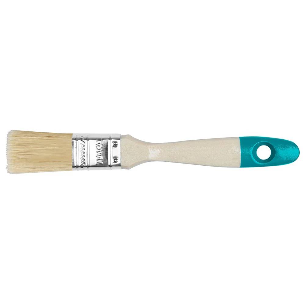 Total Paint Brush 1" – THT84011 | Flat Wooden Handle Brush for Smooth & Detailed Painting