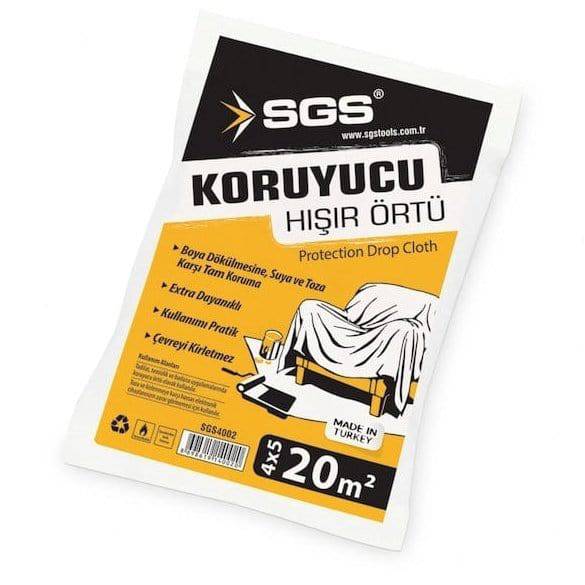 SGS Paint Protection Drop Cloth | Heavy-Duty Canvas Cover for Painting