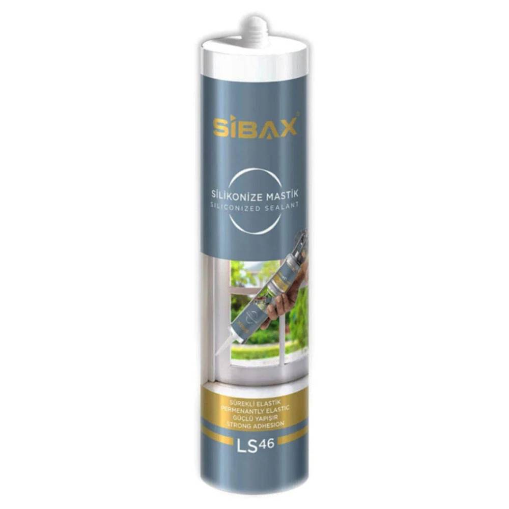 Sibax Acrylic Silicone Sealant 310ml – LS46 | Paintable Indoor/Outdoor Gap Filler with Strong Adhesion
