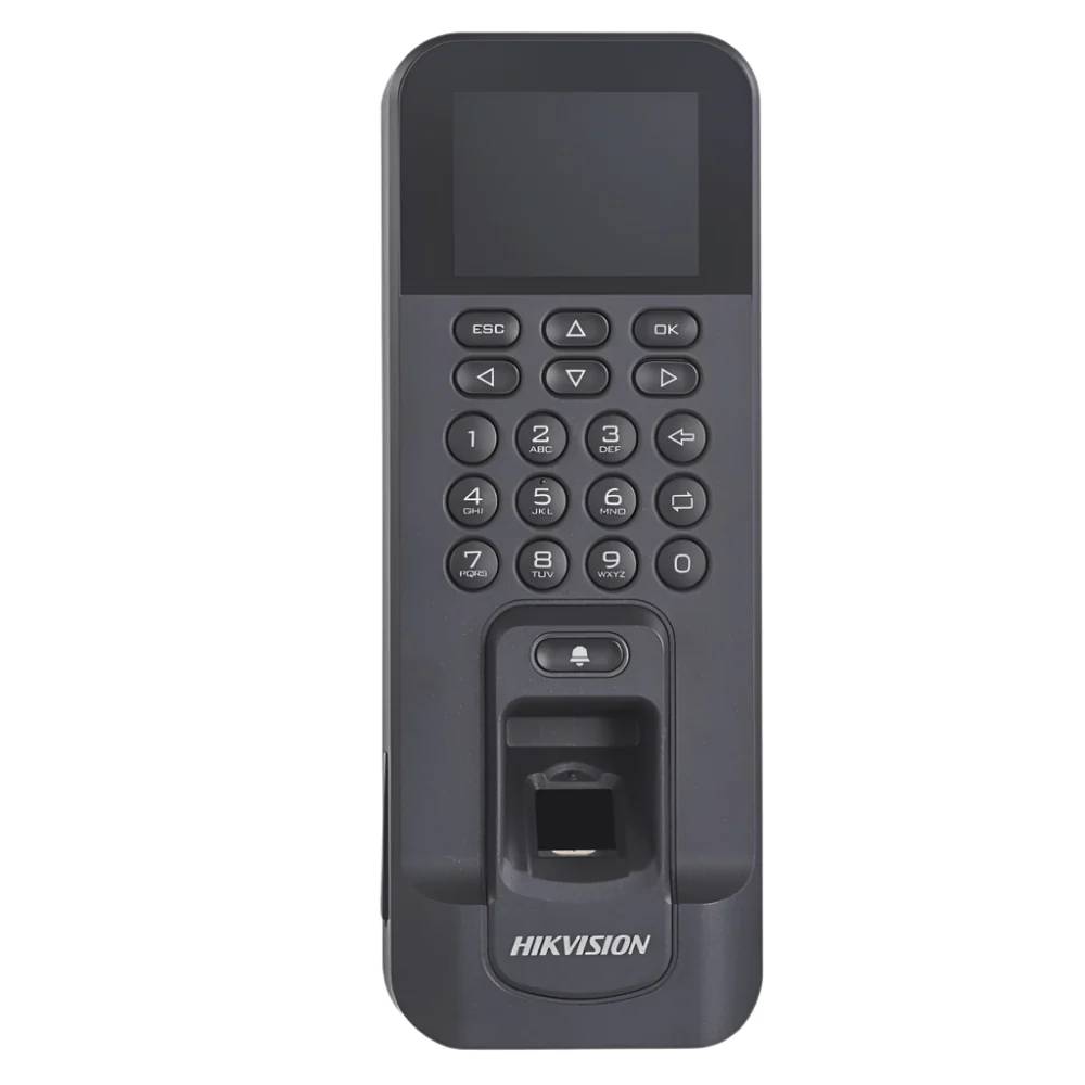 Hikvision Pro Series Fingerprint Terminal – DS-K1T804AMF | Biometric Access Control & Time Attendance System with Fingerprint & Mifare Card Reader