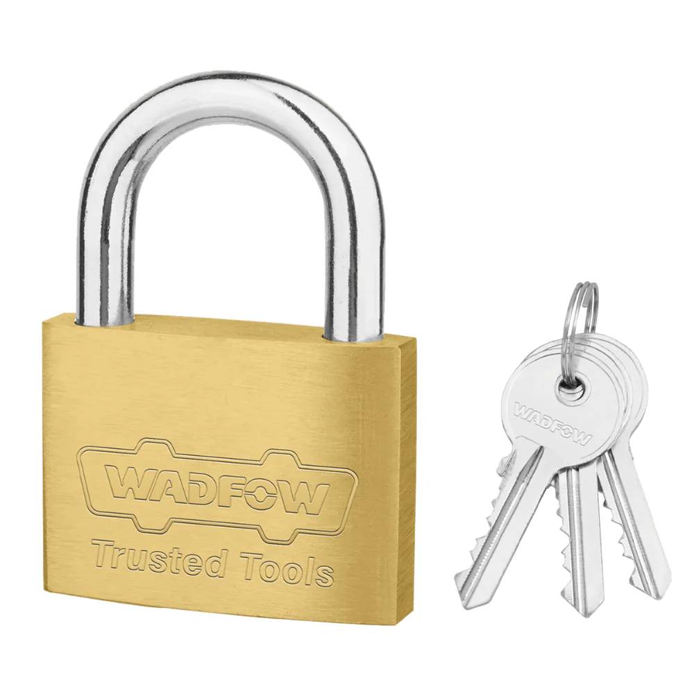 Wadfow 60mm Brass Padlock – WPD1460 | Heavy-Duty Lock for Gates, Toolboxes & Outdoor Use