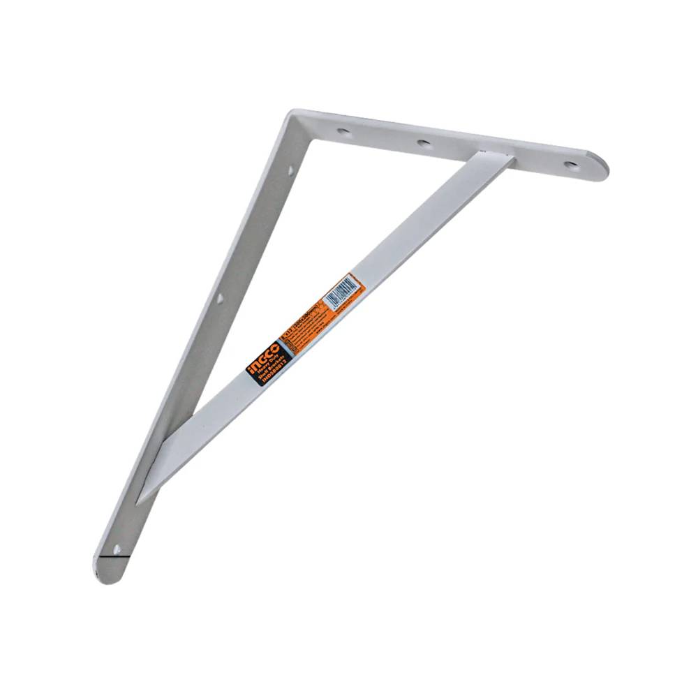Ingco 10"x16" Heavy Duty Shelf Bracket Set with 200kg Load Capacity – IHDSB1016