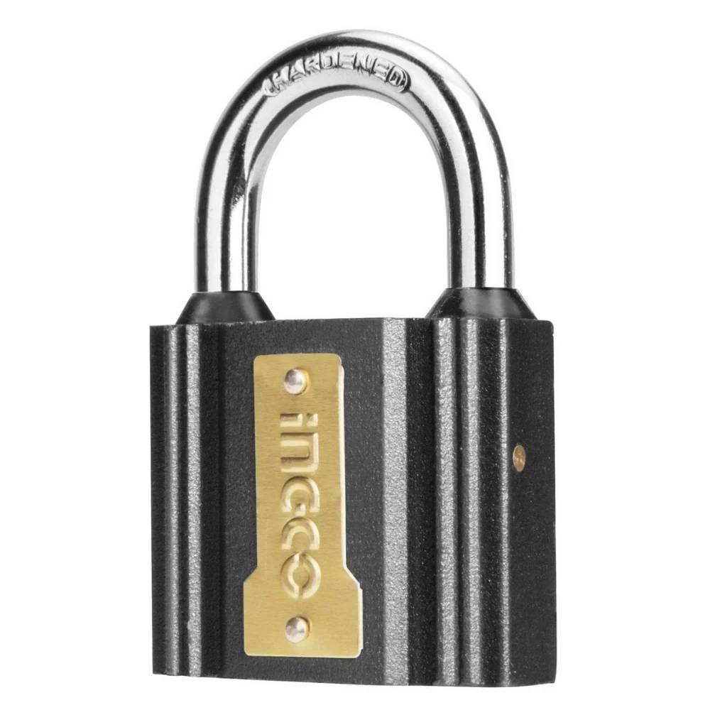 Ingco Iron Padlock with Brass Lock Cylinder – 32mm / 50mm / 63mm / 75mm